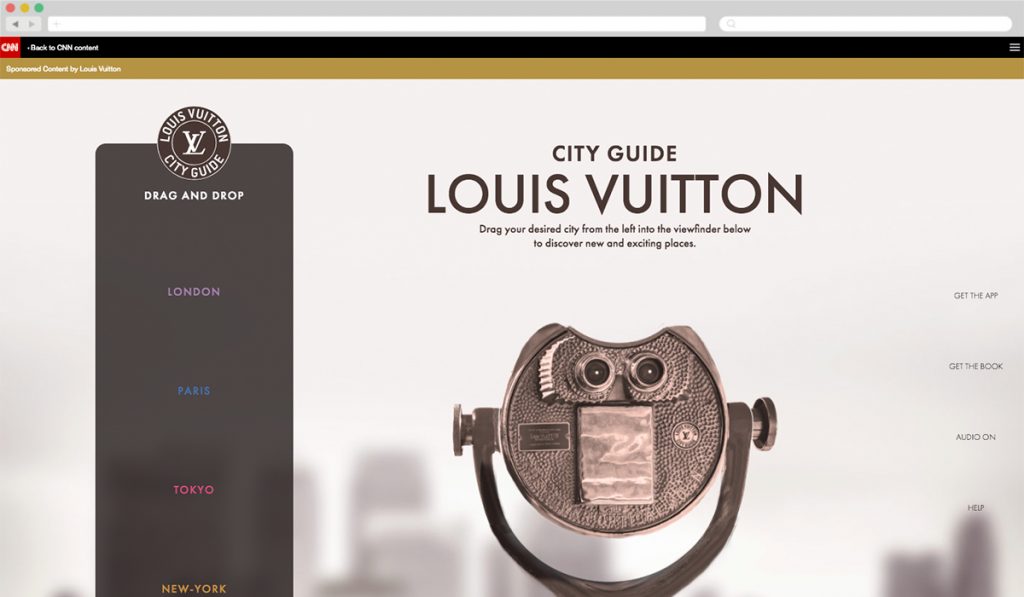 Louis Vuitton + CNN [Best Luxury] - Best Native Ads 2017