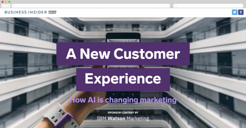 ibm watson marketing on artificial intelligence