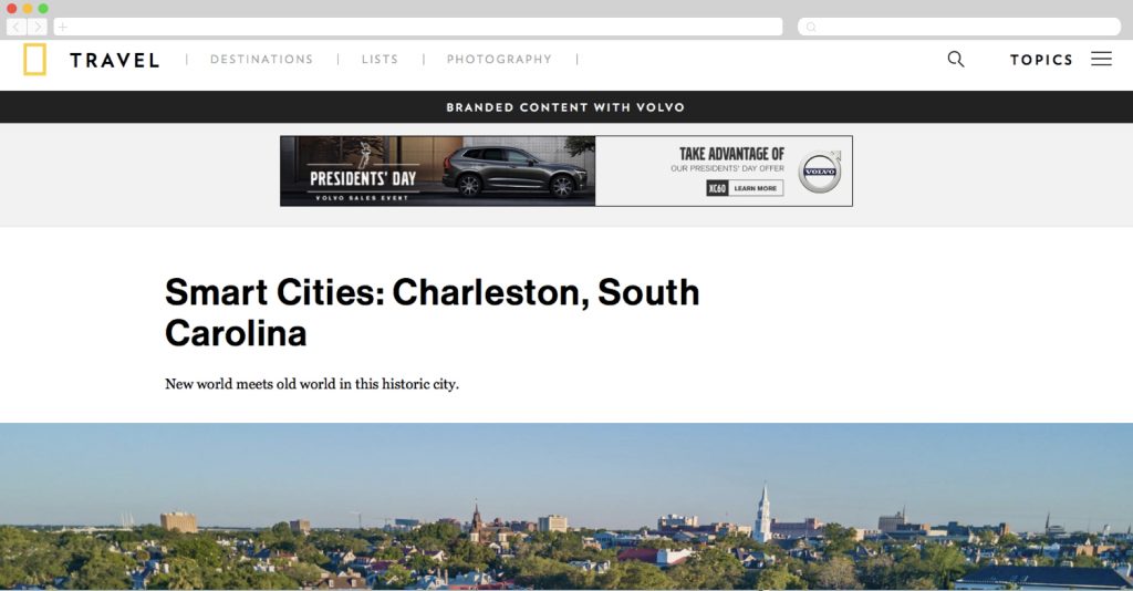 Volvo's Smart Cities - Charleston
