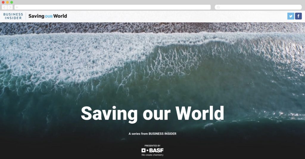 Business Insider + BASF: Saving our World