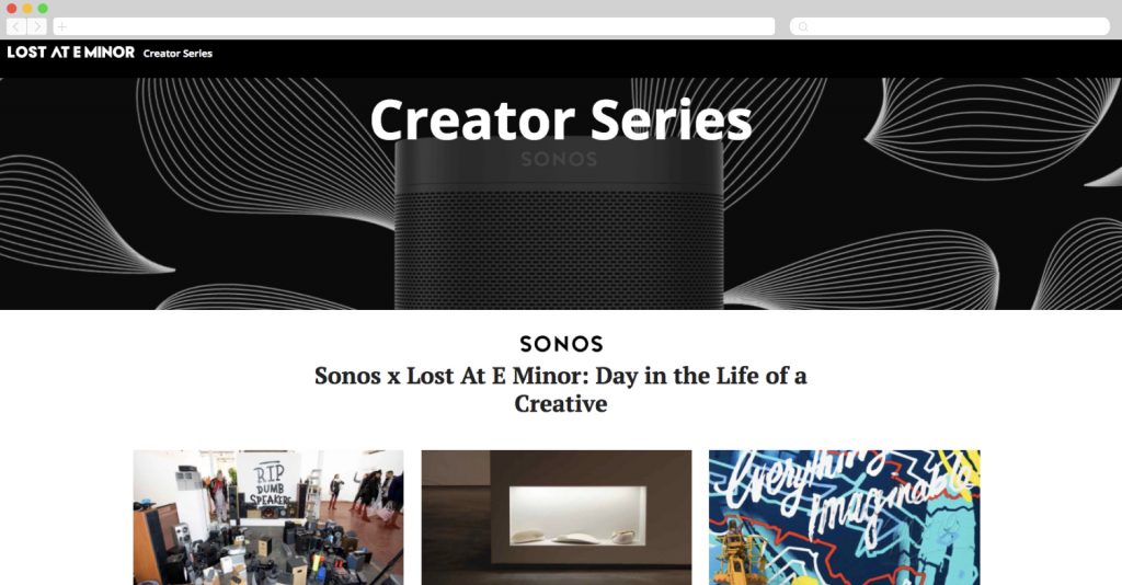 Sonos at Lost in E Minor