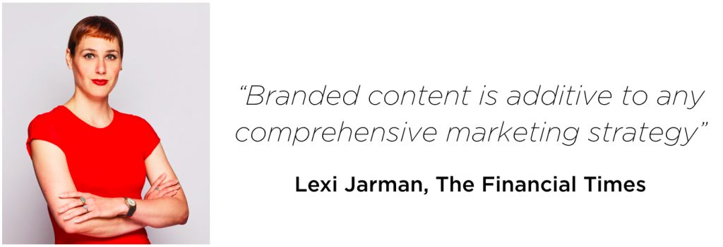 Lexi Jarman, Global Director, Content at Financial Times