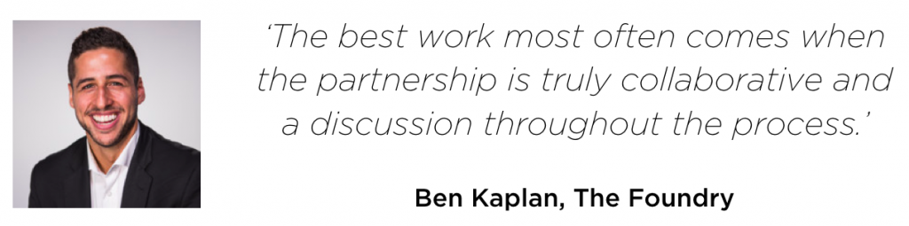 Quote by Ben Kaplan, The Foundry