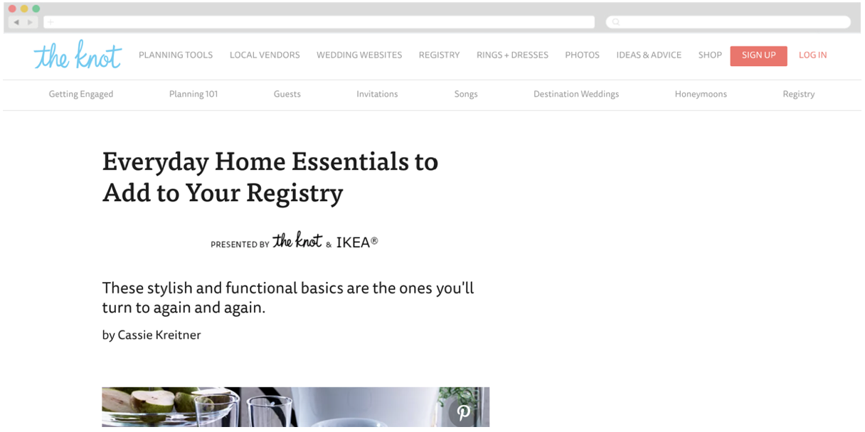 IKEA + The Knot: Everyday Home Essentials to Add to Your Registry