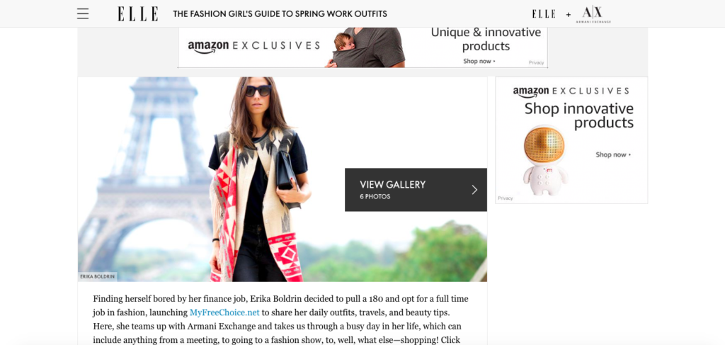 Elle + Armani Exchange, The Fashion Girl's Guide to Spring Work Outfits