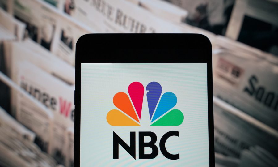 NBC logo as seen on smartphone