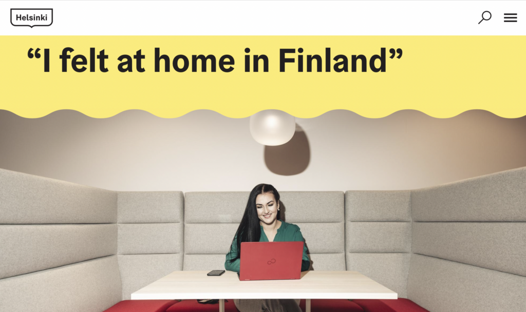 Finland is using a content hub to promote the region as a place to live, work and invest.